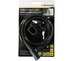 Dunlop Dviračio užraktas spiralas su raktu 0.8x150 cm