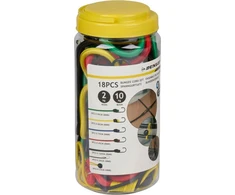 Dunlop - Tamprės / Bagažo virvės su kabliukais, 18 vnt.
