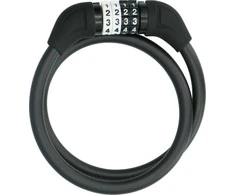 Dunlop dviratis lyno užraktas su kodu 65 cm juodas