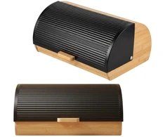 Duonkepis Vilde metalinis su rulonine durele ir bambukiniu pagrindu, 39 x 28 x 19 cm