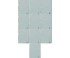 Durable DURABLE A-Z Register A4 20tlg. aus PP volldeck. grau