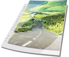 Plakatas Durable DURABLE koszulki na dokumenty A4 PREMIUM rPP 100 vnt transpare