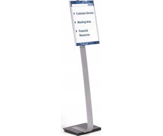 Durable Patvarus 481323, informacinis stendas, A3, akrilas, sidabras, horizontalus/vertikalus