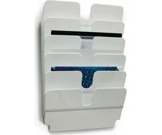 Durable Horizontaliųjų dokumentų konteineris baltas A4 Flexiplus 6 Durable
