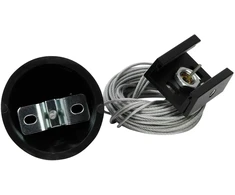 Durable Led Line Prime Šviestuvų bėgeliuose LUMICANTO pakabinimo troselio komplektas 8m juodas