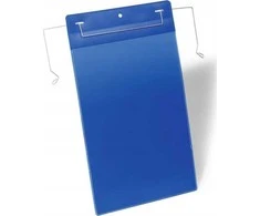 Durable Vertikali daiktadėžė su vielinėmis rankenomis, A4 formato, 175307, mėlyna, 50 vnt.