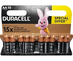 BATTERIES DURACELL AA 10VNT