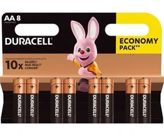 Duracell Bateria Basic AA / R6 1500mAh 8 vnt.