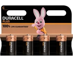 Duracell Bateria Plus-C (MN1400/LR14) kūdikiams, 4 vnt.