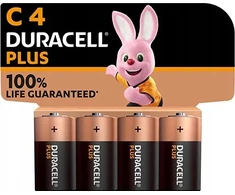 Duracell Bateria Plus-C (MN1400/LR14) kūdikiams, 4 vnt.