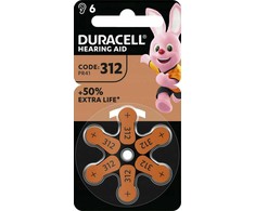 Duracell Duracell Batterie Hörgeräte EasyTab 312 (PR41) NEU 6St.