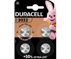 Duracell Duracell CR2032 ličio mygtukų elementas 3V baterija (4 vnt., CR2032)