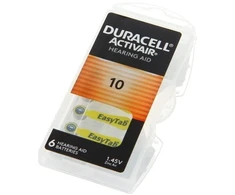 Duracell Klausos aparatas su baterijomis 10 (A10) Lizdinė plokštelė 6 vnt. pakuotė 4043752397888 4043752397888 (4043752397888)
