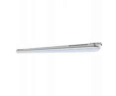 Lubinis šviestuvas Duralamp 41W LED linijinis šviestuvas DAMP PROOF ECO 3TH, pilkas, 4000K, 120°, 1505mm, IP65
