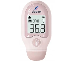 „Duronic Mini 2-in-1“ bekontakčio kaktos/objekto termometro modelis DET-3022, rožinis