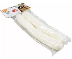 Duvo+ Baltas surištas ritinėlio formos kramtukas 25 cm / 2 vnt. / 6 / 48