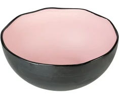Duvo+ DUVO+ Keraminė MISKA STONE ''L'' 700ml /12cm JUODAI ROŽINĖ 15472
