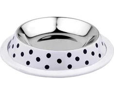 Duvo+ Duvo+ Metalowa dubenėlis šuniui Kropki L 1L 25,8cm