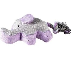 Duvo+ Duvo+ pliušinis žaislas šuniui, dramblys, violetinė