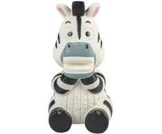 Duvo+ DUVO+ Žaislas LATEX SIEDZĄCA ŻYRAFA / ZEBRA 7,5x8x15cm 12570