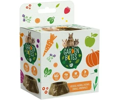 Duvo+ GARDEN BITES mažų gyvūnų daržovių kramtalų lėkštė 8x8x3cm-70g /27 (16677)