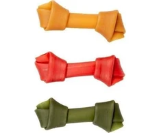 Duvo+ GARDEN BITES Veganiški kaulai LARGE 14,5 cm Dideli surišti kaulai dantų valymui, pakuotė 8 vnt.