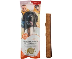 Duvo+ PRZYSMAK ŠUNIUI 290g CHICKEN &amp; PEANUT BUTTER STICKS 25cm/2vnt.