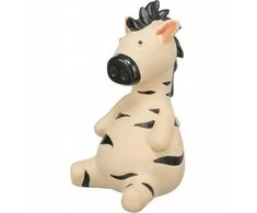 Duvo Zebras, žaislas šunims, lateksas, 15 cm, su garsu