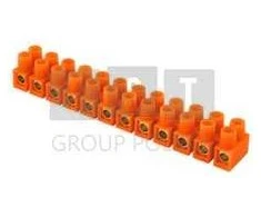 Duwi 24580 Gnybtų blokas 12 takelių 16,0 mm² oranžinis 24580