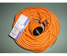Düwi maitinimo kabelis VEJAPJOVĖS ILGINIMO LAIDAS, 10M, H05VV-F 2X1.0, ORANŽINIS 24972