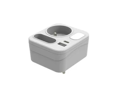Duwi MARINA 2x USB (A+C) PD 20W skirstytuvas su naktiniu apšvietimu orientacijai, greitam įkrovimui / BD438