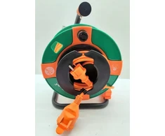 Duwi Vieno lizdo ilgintuvas H05VV-F2x1.0 22+3m, suvyniotas ant žaliai oranžinio būgno / 24629