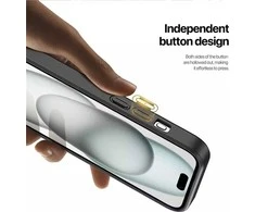 DUX DUCIS dėklas RAFI II MAG su stovu, suderinamu su MagSafe, skirtas IPHONE 15 Plus juodas
