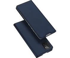 Dux Ducis Premium atverčiamas dėklas skirtas Samsung Note 10 Lite, mėlynas