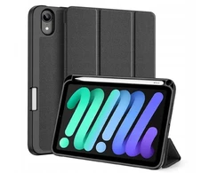 Apple DUX DUCIS dėklas DOMO sulankstomas su pieštuko dėklu, skirtas iPad mini 7/6, juodas