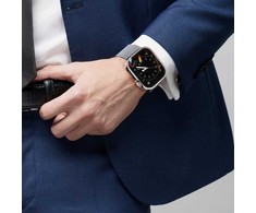 LCD apsauginis stikliukas/dėklas Dux Ducis Hamo Apple Watch 41mm juodas
