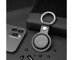 Dux Ducis komplektas 4x silikonowe etui Pakabutis zawieszka case do lokalizatora Apple AirTag (4 kolory: juoda, žalia, rožinė, mėlyna)