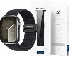 Dux Ducis apyrankė MIXTURE PRO stretchable braided skirta Apple Watch 42 / 44 / 45 / 49 mm midnight