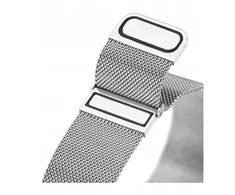 DUX DUCIS dirželis MILANESE nerūdijančio plieno magnetinis 47 mm sidabrinis