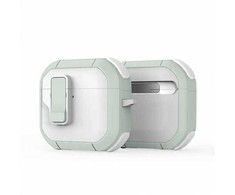 DUX DUCIS PECP - TPU+PC apsauginis dėklas skirtas AirPods 4 baltas žalias