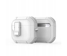 DUX DUCIS PECP - TPU+PC apsauginis dėklas, skirtas AirPods 4 baltas