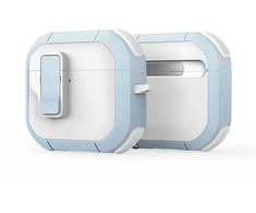 Dėklas DUX DUCIS PECP - TPU+PC protective case for AirPods 4 baltas mėlynas