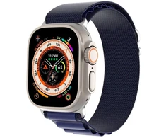 Dux Ducis Išmaniojo laikrodžio priedai Dirželis Dux Ducis Apple Buckle Sport Band for Apple Watch 42/44/45/46/49MM Tamsiai mėlyna
