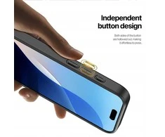 DUX DUCIS dėklas RAFI II MAG su stovu, suderinamu su MagSafe, skirtas IPHONE 16 Plus juodas