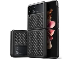 Dėklas Dux Ducis Venice Samsung F711 Z Flip3 5G juodas