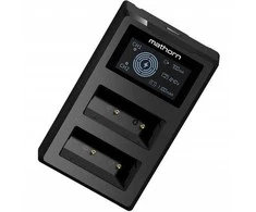 Mathorn fotoaparato įkroviklis Dviejų kanalų Mathorn MBC-D107 USB-C įkroviklis Canon LP-E17