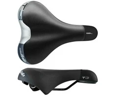 Dviratis SELLE ITALIA SPORTOURING T 3 S (idmatch S1), Fec lydinio bėgeliai, lengvas gelis, 492 g (NAUJAS 2025 m.)