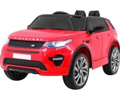 Elektromobilis Land Rover Discovery Ramiz, raudonas