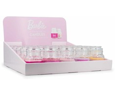 Barbie kvapo difuzorius. Kvapnių žvakių paroda 25 x 110g