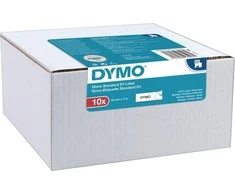 Dymo 1x10 D1 etiketė 12mmx7m nuo juodos iki baltos